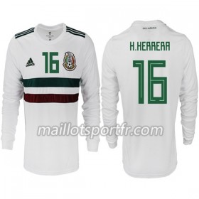 Maillot de Foot Mexique H.HERRERA 16 Extérieur Coupe du monde 2018 ML